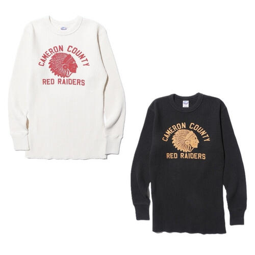 JELADO 제라도 메가 써멀 레드레이더 프린트 와플 긴팔 티 AB12233