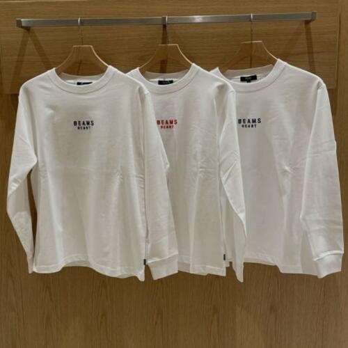 빔즈 하트 로고 자수 긴팔 티 25AW 42-14-0299-639
