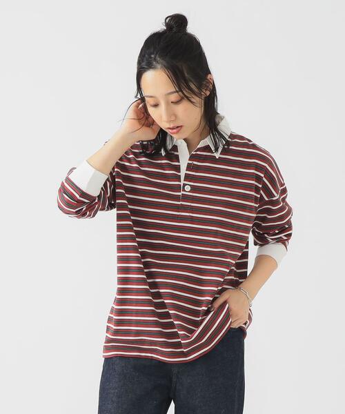 B MING by BEAMS 빔즈 보더 라거 티 셔츠 여성 25AW 93-14-0442-646