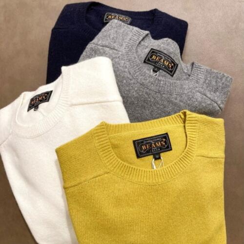 빔즈 플러스 울 니트 Crew 9G 38-15-0055-156