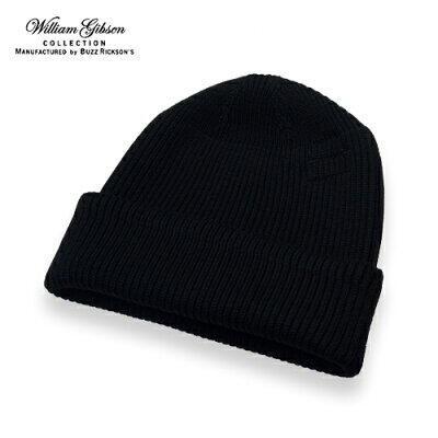 버즈릭슨 윌리엄깁슨 컬렉션 타입 블랙 A-4 니트 캡 울 비니 모자 BR02272