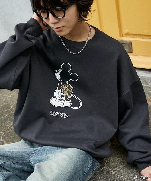 프릭스스토어 X PUBLUX 미키마우스 그래픽 스웨트 티 기모 맨투맨 25AW 3110220800055