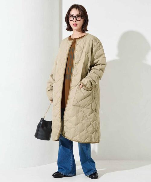 타이온 X 프릭스스토어 칼라리스 퀼팅 다운 코트 패딩 재킷 여성 25AW 1355371000018