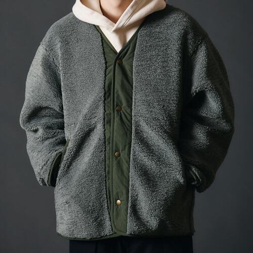 반스아웃피터스 유틸리티 보아 플리스 가디건 뽀글이 BR-25368 25AW