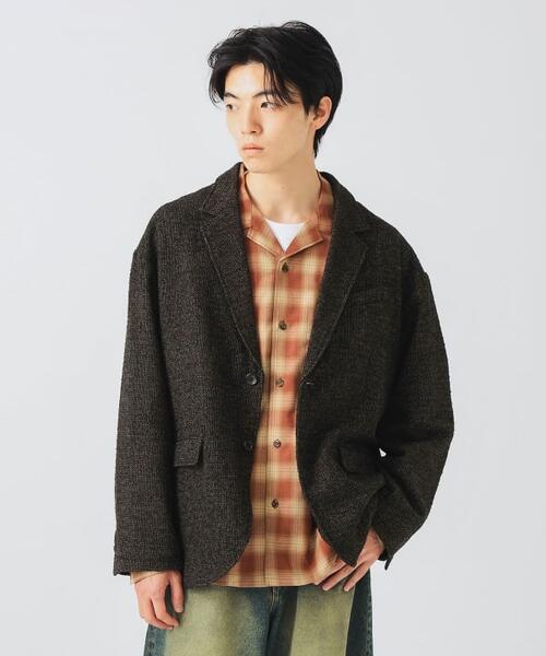 빔즈 하트 와이드 트위드 울 재킷 25AW 42-16-0063-639