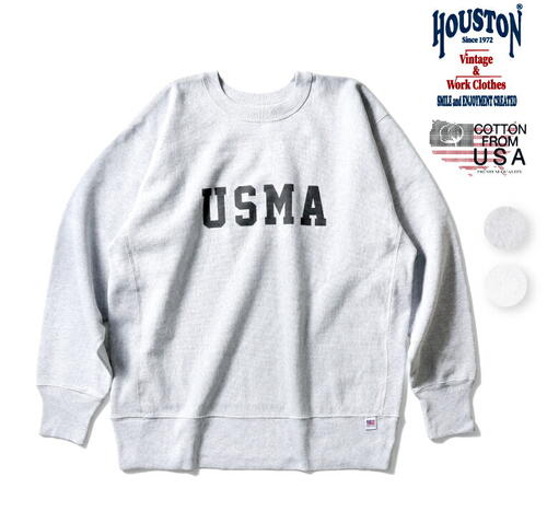 휴스턴 HOUSTON U.S 코튼 리버스위브 스웨트 티 기모 맨투맨 25AW 22322