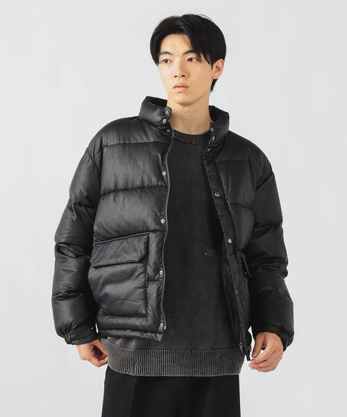 빔즈 하트 인조 가죽 패딩 블루종 점퍼 25AW 42-18-0126-147