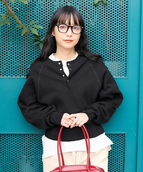 프릭스스토어 여성 헨리넥 니트 긴팔 25AW 1132248903007