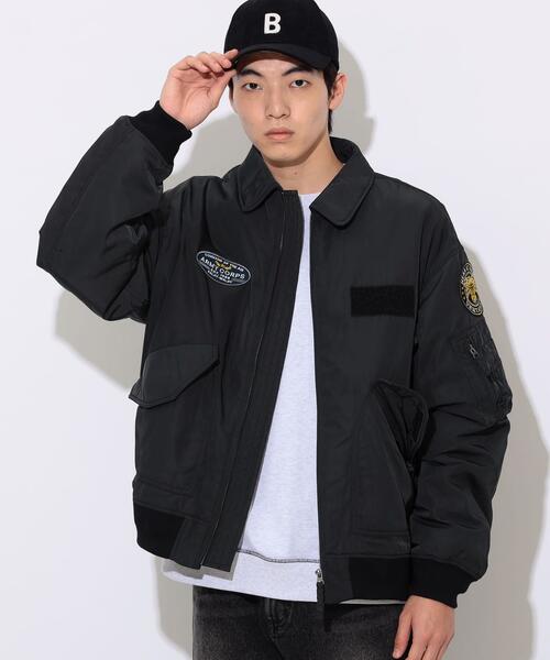 빔즈 하트 CWU-45 밀리터리 블루종 재킷 42-18-0087-147