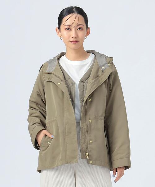 빔즈 하트 퀼팅 라이너 블루종 여성 점퍼 25AW 43-18-0068-152