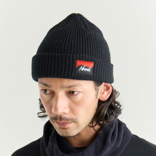 난가 니트 캡 비니 BOX LOGO BULKY BEANIE 25AW