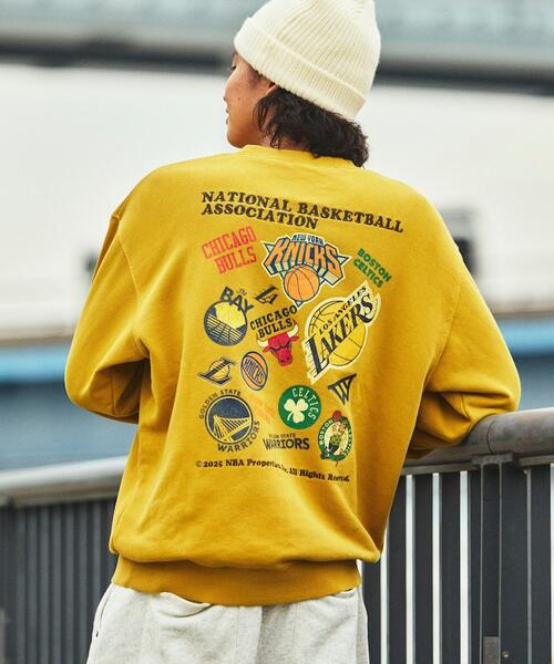 프릭스스토어 X NBA 로고 프린트 스웨트 티 맨투맨 25AW 1023248903140