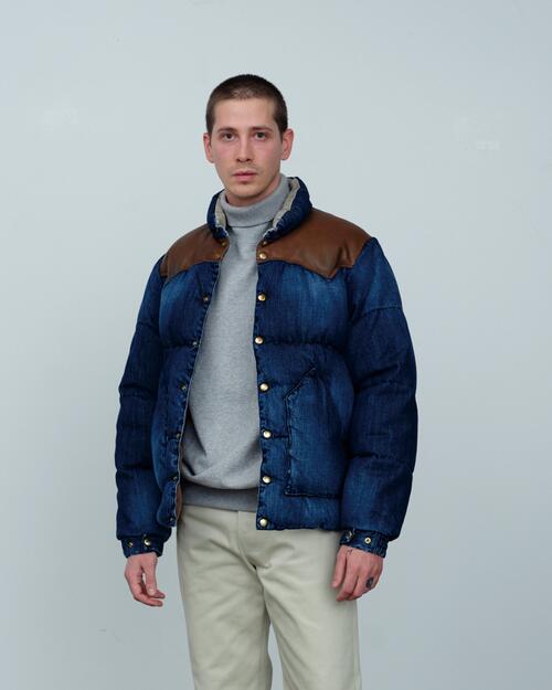 록키마운틴 패딩 점퍼 Down Jacket Denim 25AW
