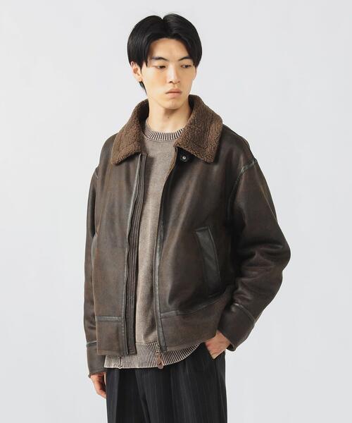 빔즈 B-3 재킷 빈티지 무스탕 블루종 25AW 42-18-0128-147