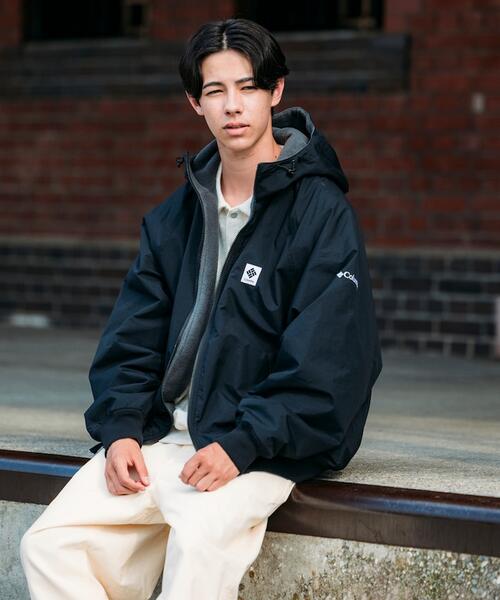 프릭스스토어 X 컬럼비아 나일론 플리스 리버시블 후드 블루종 25AW 1251129900298