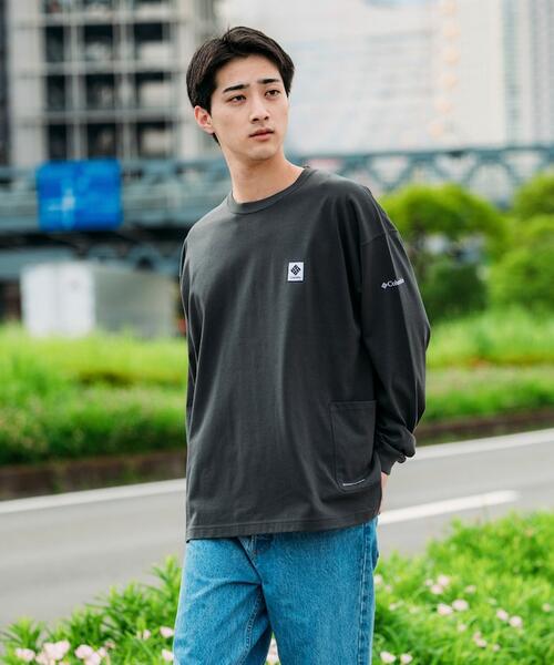 프릭스스토어 X 컬럼비아 사이드 포켓 긴팔 티 1223129900044 25AW