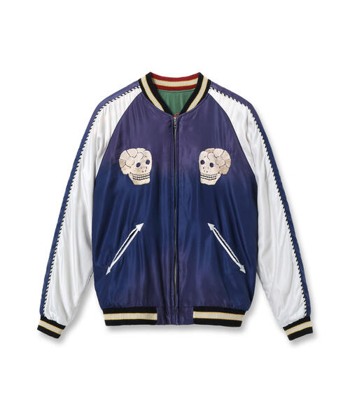 테일러토요 아세테이트 수베니어 재킷 점퍼 스카잔 리버시블 에이징 25AW TT15793-128