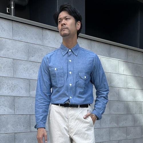 JELADO 제라도 셔츠 Smoker Shirt Indigo Chambray JP94112
