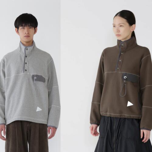 앤드원더 스웨트 티 sweat pullover 25AW