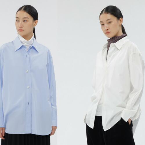마가렛호웰 여성 셔츠 PLAIN POPLIN SHIRT 25AW