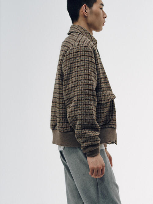 캡틴선샤인 재킷 Flight Jacket 울 알파카 린넨 25AW