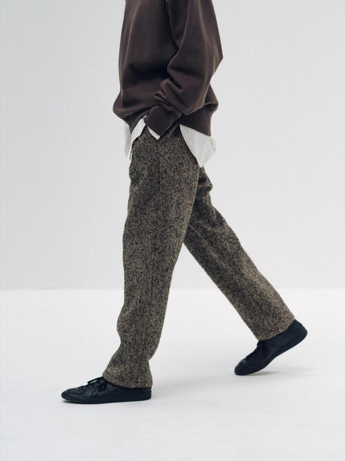 캡틴선샤인 바지 Walk Easy Trousers 울 알파카 린넨 25AW