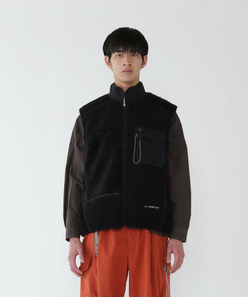 앤드원더 플리스 조끼 Mix boa vest 25AW
