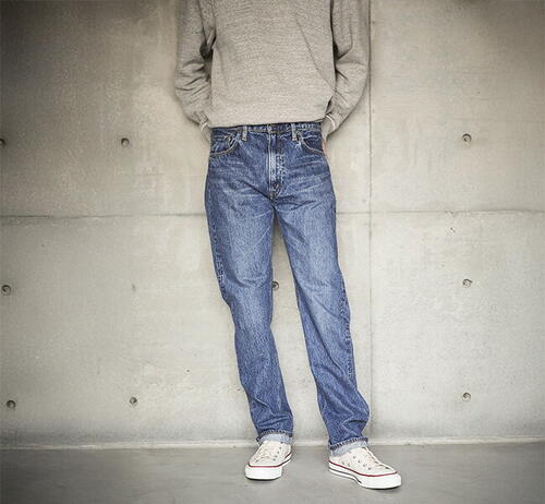 오어슬로우 107 IVY FIT SELVEDGE DENIM 2Year Wash 데님 팬츠 청바지 01-0107-84