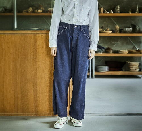 오어슬로우 30s 페인터 팬츠 데님 원워시 와이드핏 청바지 01-5126-81