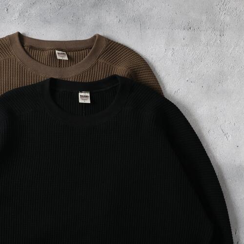 반스아웃피터스 미군 와플 긴팔 티 빈티지 BR-25326 25AW