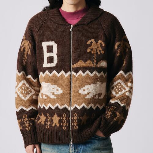 반스아웃피터스 집업 카우찬 울 니트 가디건 점퍼 25AW BR-25451