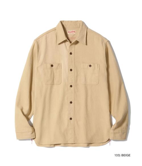 슈가케인 트윌 체크 워크 셔츠 긴팔 빈티지 SC29560