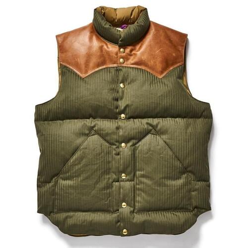 웨어하우스 X 록키마운틴 2236 HBT DOWN VEST 패딩 조끼 25aw
