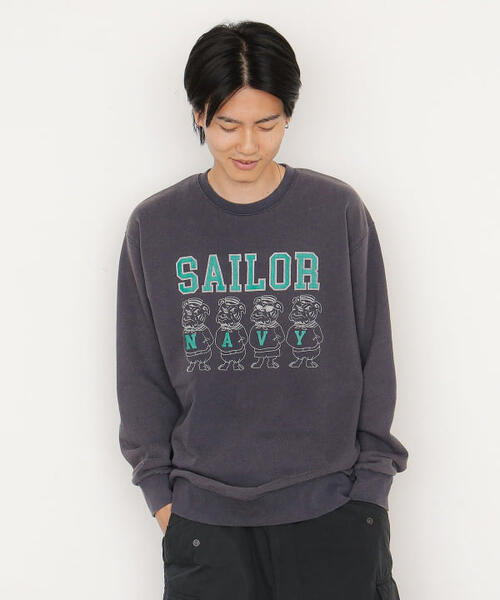 빔즈 SAILOR CREWNECK SWEAT 스웨트 티 맨투맨 25AW 75-13-0906-214
