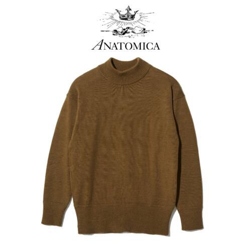 아나토미카 모크넥 울 니트 스웨터 GOB MOCK NECK