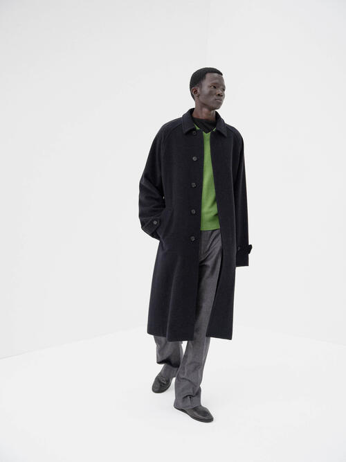 오라리 남성 코트 SUPER FINE WOOL MOSSER SOUTIEN COLLAR COAT 25AW