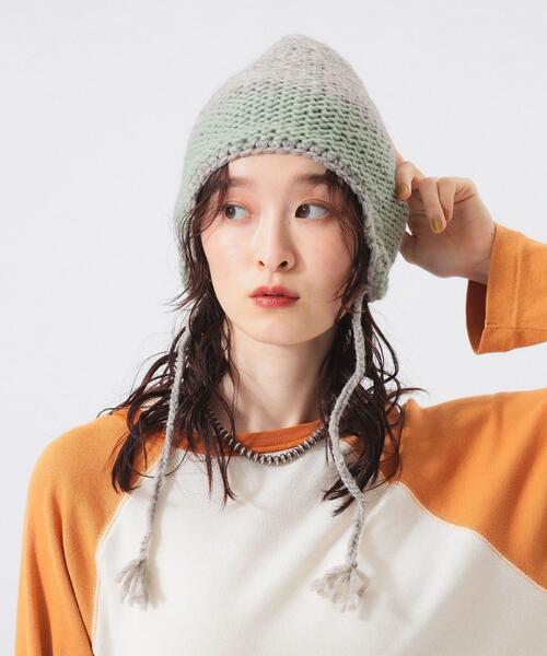 빔즈 보이 2톤 이어 캡 니트 비니 모자 25AW 13-41-0286-743