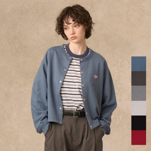 단톤 여성 코튼 테리 스웨트 가디건 DT-C0405 CIN 25SS 박시핏 봄 착용