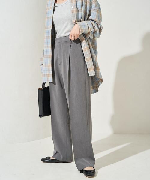 프릭스스토어 여성 턱 스트레이트 팬츠 바지 1349248900133 25AW