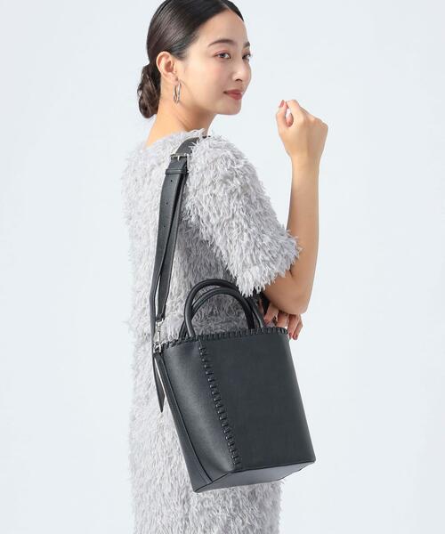 빔즈 하트 스티치 숄더백 인조가죽 25AW 43-61-0173-229