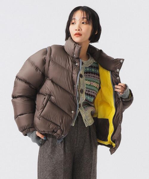 빔즈 보이 X SIERRA DESIGNS 여성 쇼트 다운 패딩 재킷 점퍼 25AW 13-18-0746-622