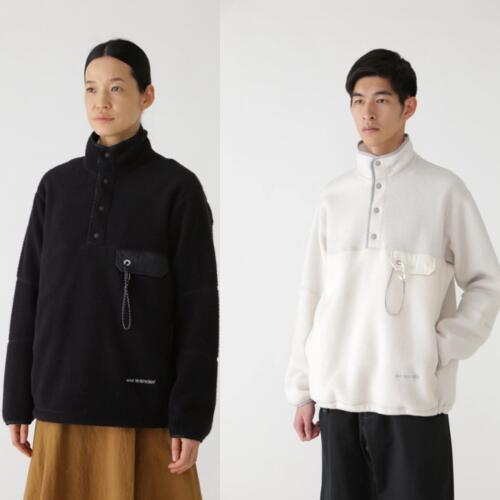 앤드원더 플리스 티 24AW wool fleece pullover