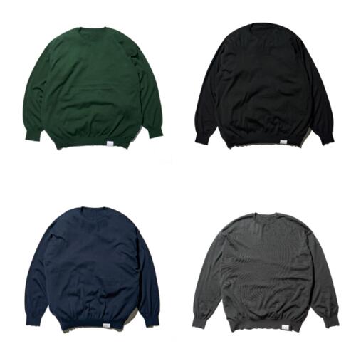 프레쉬서비스 니트 24AW TECH HIGH GAUGE CREW NECK KNIT