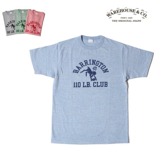 웨어하우스 4096 88/12 헤더 크루넥 T BARRINGTON 반팔 티 셔츠