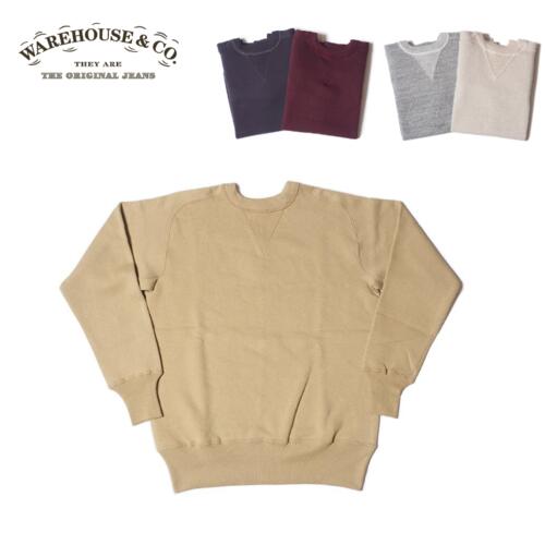 웨어하우스 404 프리덤 슬리브 스웨트 셔츠 무지 티 기모 맨투맨