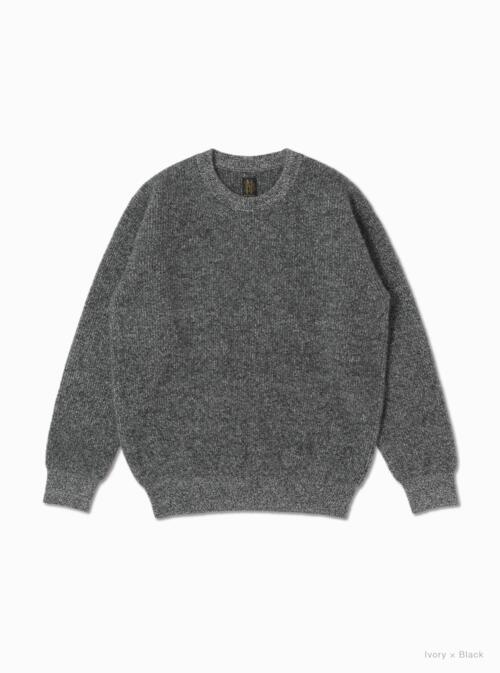 바토너 니트 CASHMERE FOX CREW NECK 25AW  BN-25FM-053