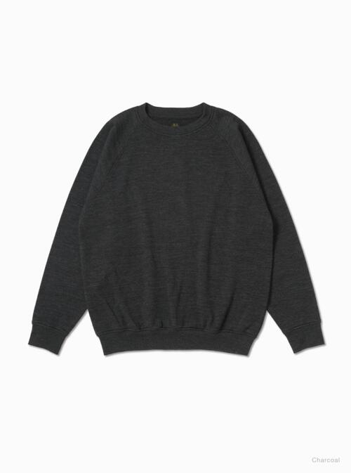 바토너 니트 ALL WOOL URAKE CREW NECK 25AW BN-25FM-034