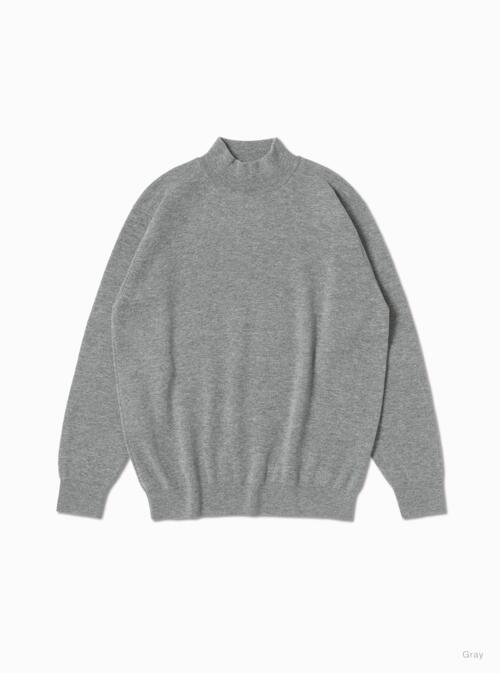 바토너 니트 SUNSHINE CASHMERE MOCK NECK 25AW BN-25FM-048