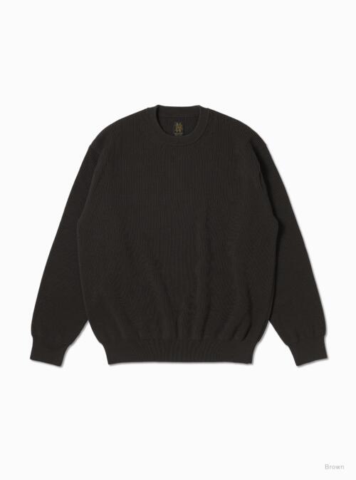 바토너 니트 SUPER HIGH TWIST WOOL CREW NECK 25AW
