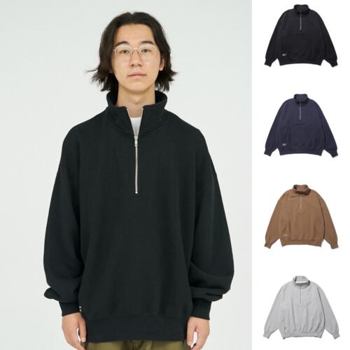 프레쉬서비스 스웨트 티 HEAVY OZ HALF ZIP PULLOVER 25AW